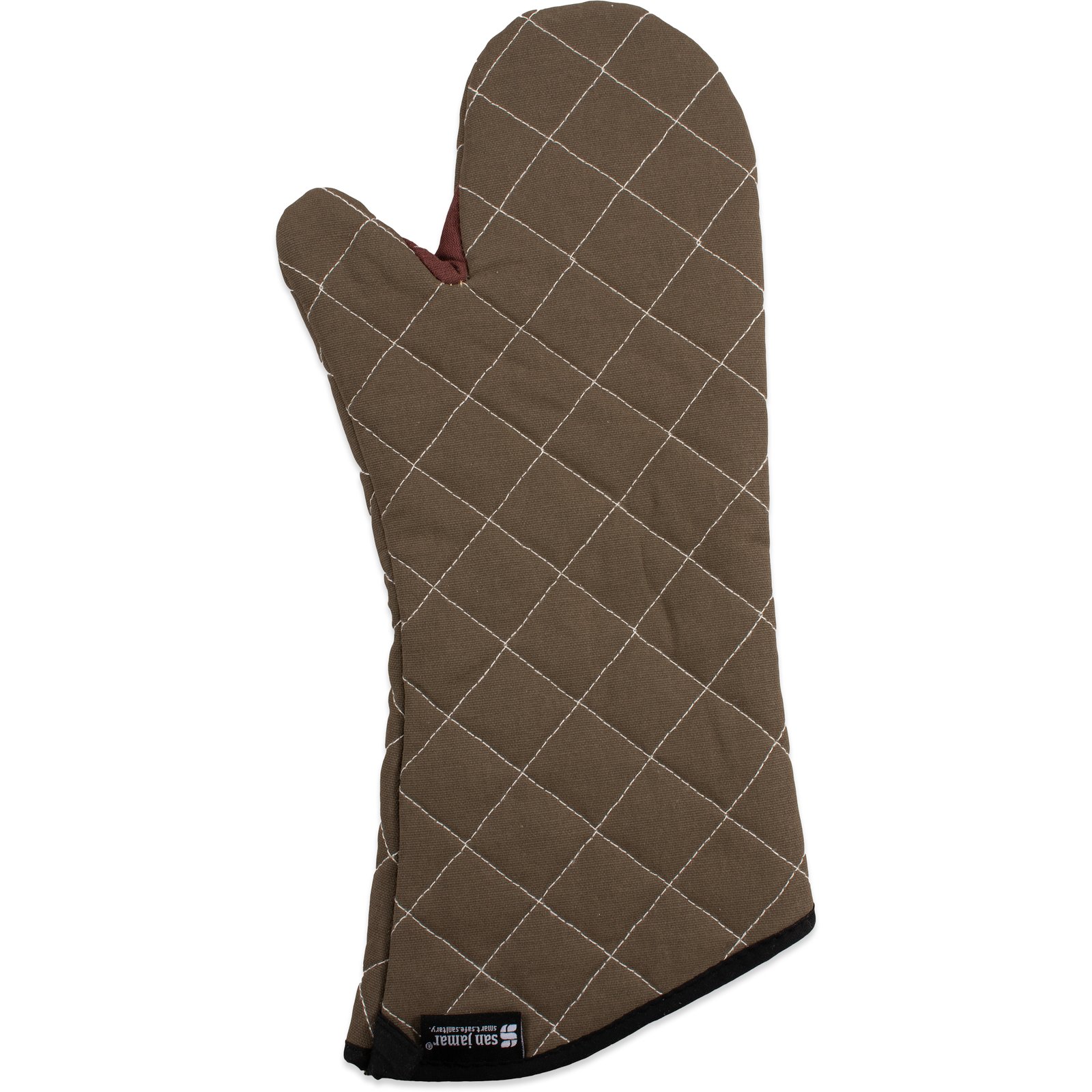 San Jamar Guanti Da Forno Bestguard Con Kevlar, Anticalore Fino A 232°C, Ambidestri, Marrone Chiaro, 381 Mm