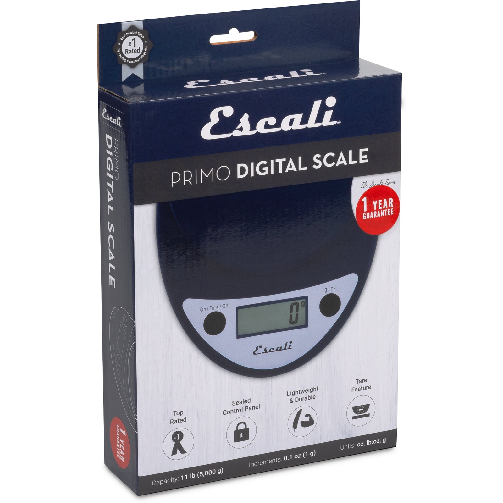 Escali Primo Digital Food Scale - Royal Blue