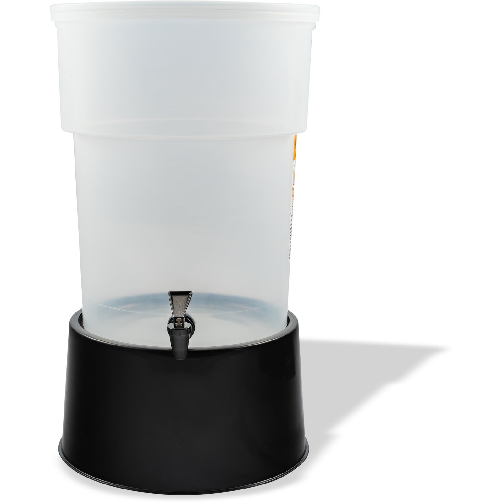 222903 - Round Beverage Dispenser with Base 5 Gallon - Black