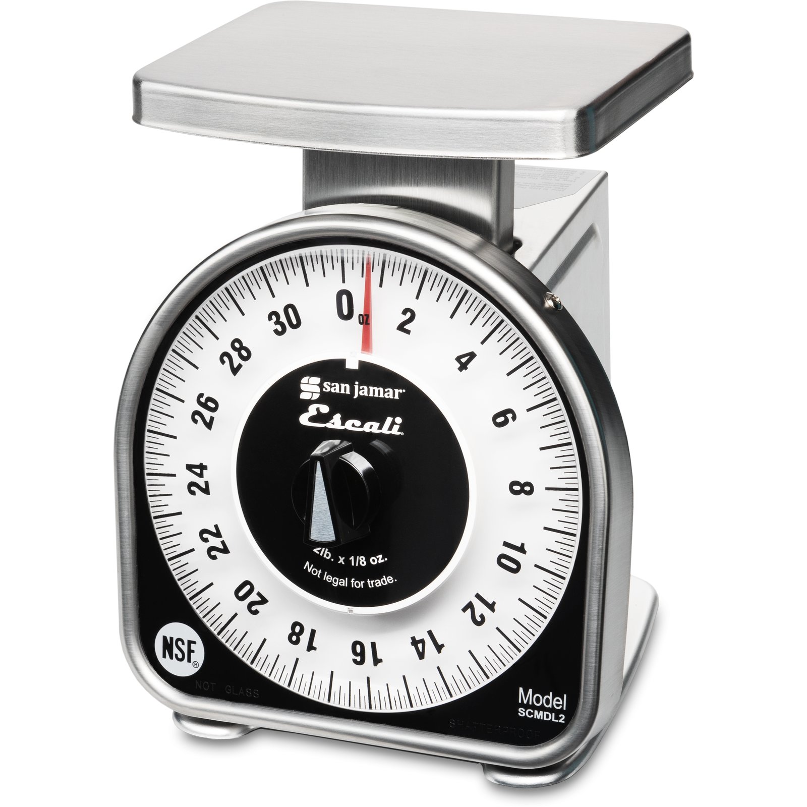 San Jamar Mechanical Dial Scale, 25 Pound. SCMDL25