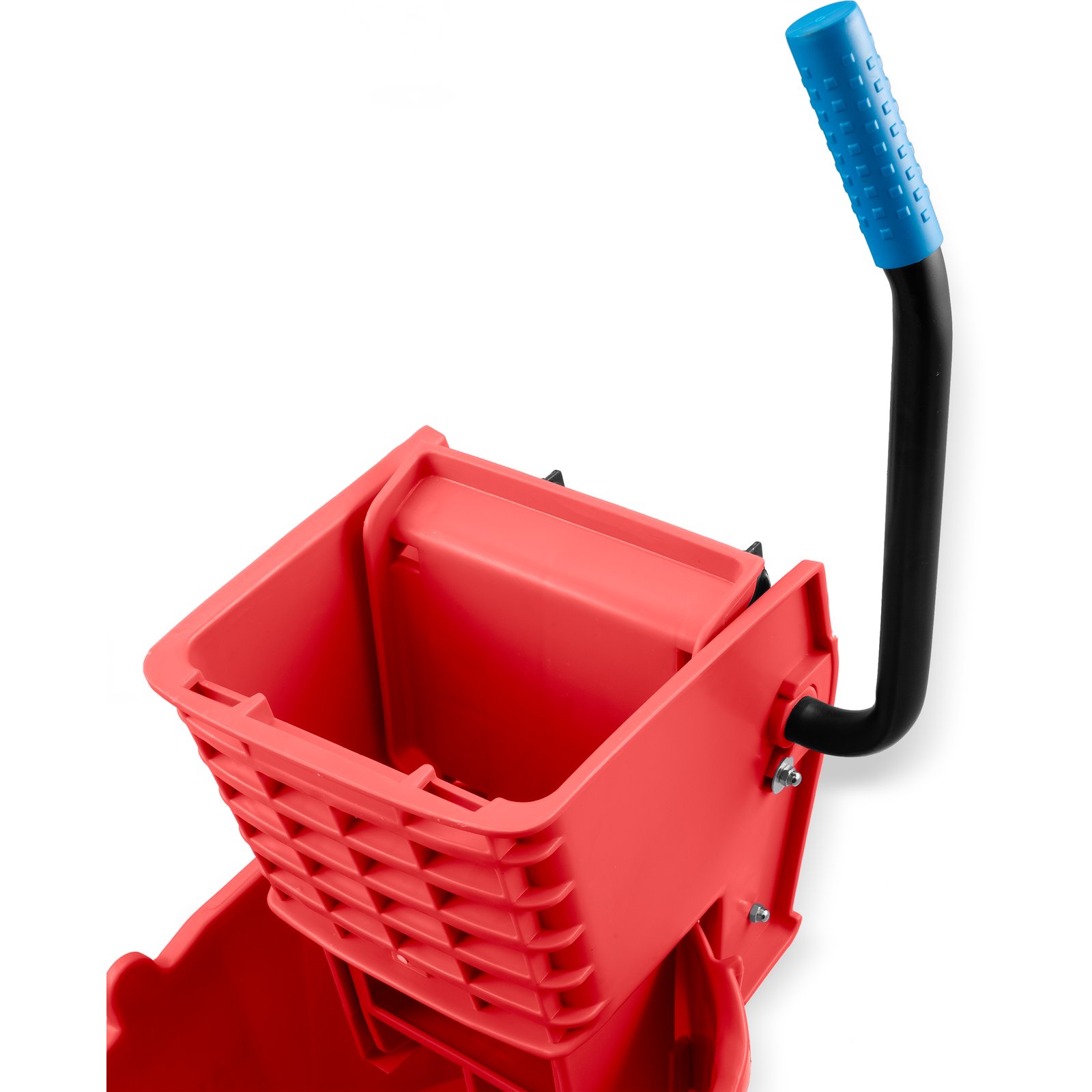 8.75 gal. Red Polypropylene Mop Bucket with Wringer