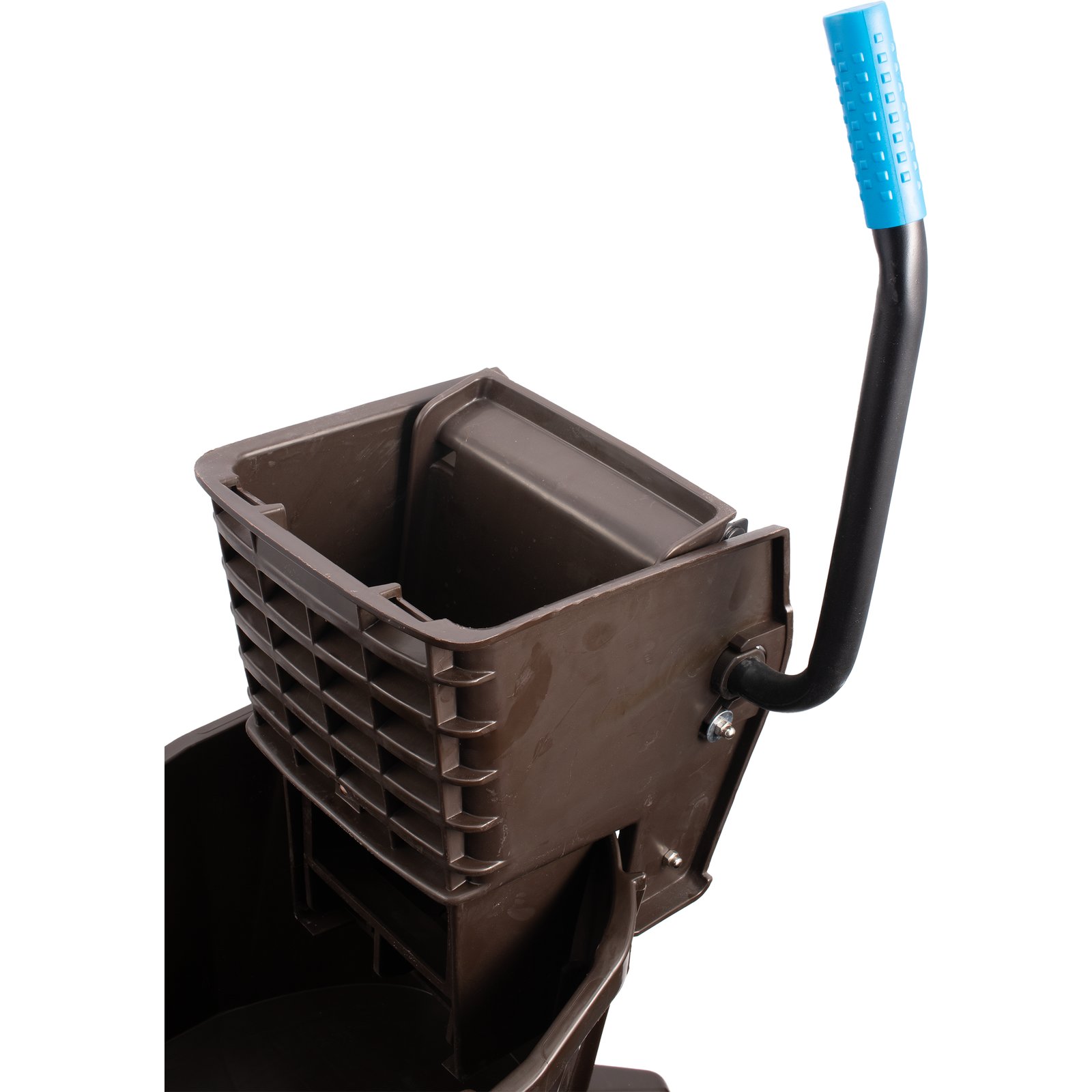 3690869 - Commercial Mop Bucket with Side-Press Wringer 26 Quart - Brown