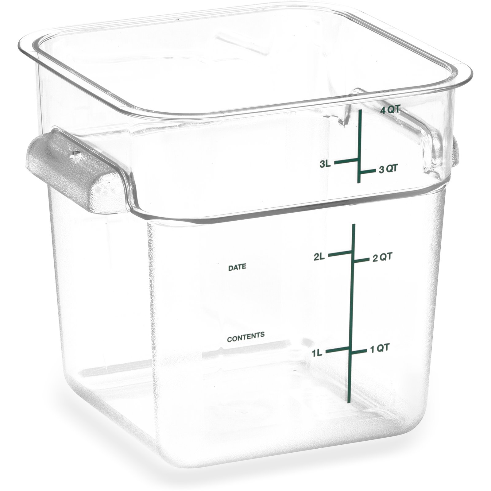 Universal CL-4L - Food Storage Container Square Clear 4 L