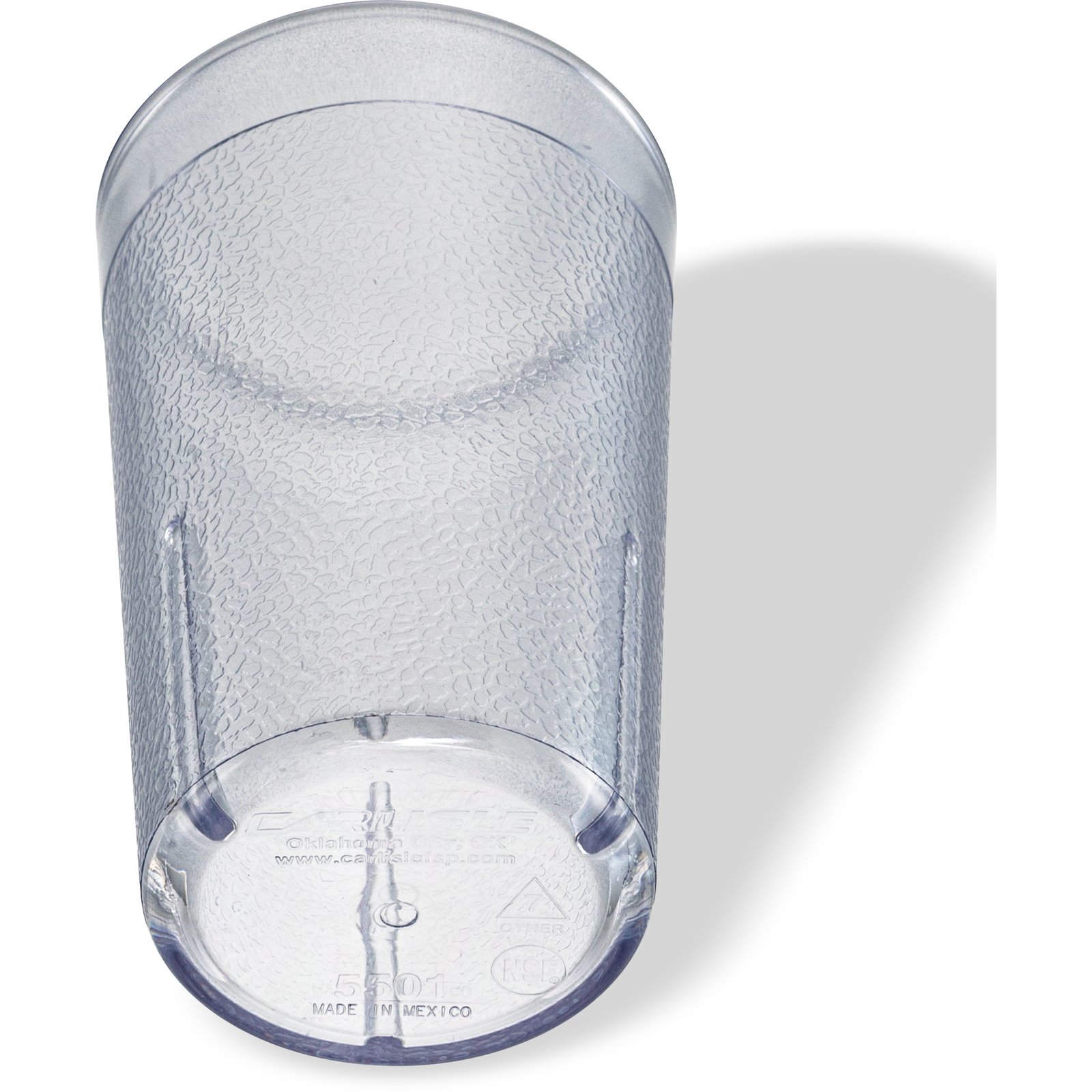 12 Oz Clear Plastic Tumblers With Silver Rim – Posh Setting
