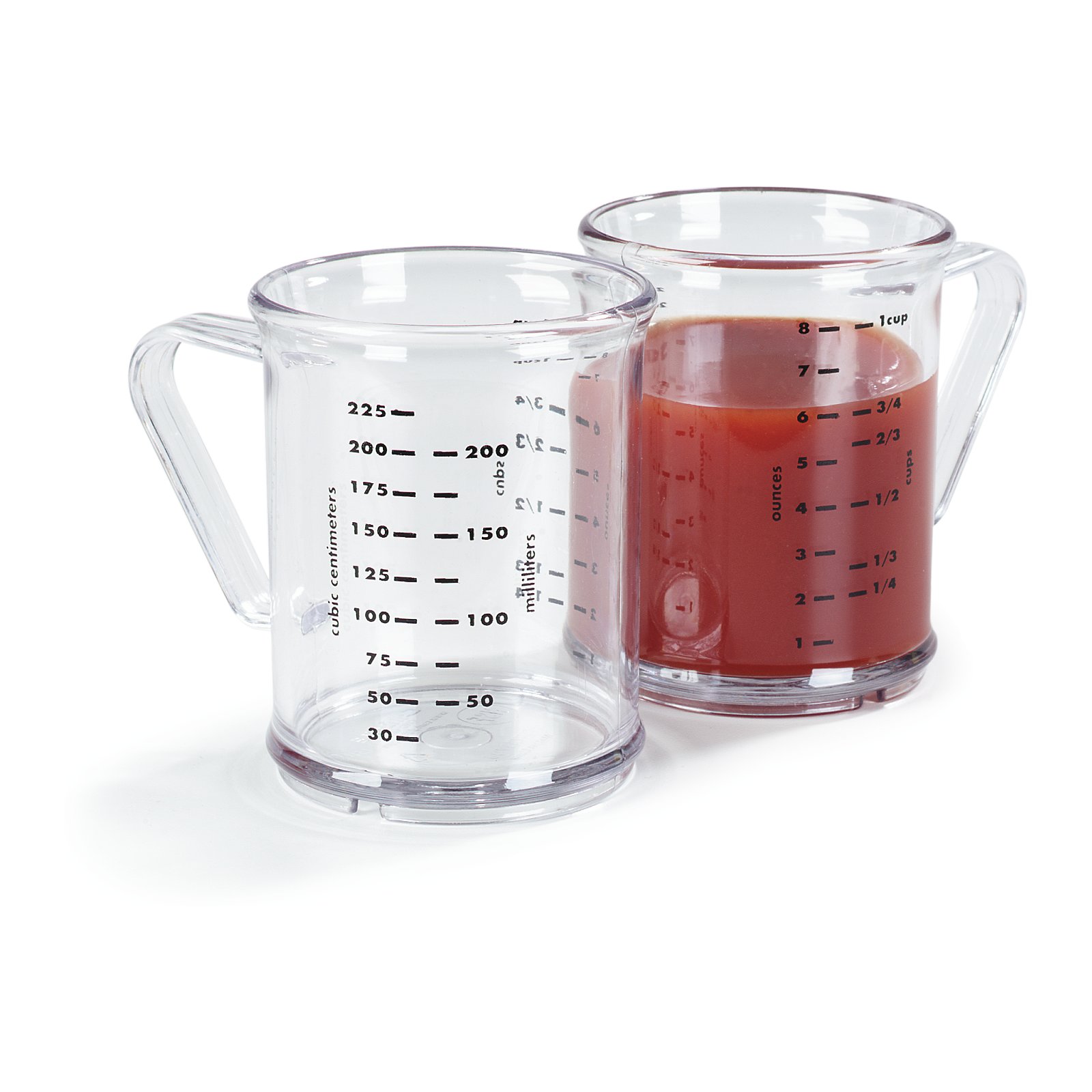 Each one of these measuring cups is filled with one of our