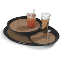 301401 Round Cork Tray 14" / 3/4" - Brown