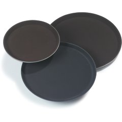 1100GL004 GripLite® Round Tray 11" - Black