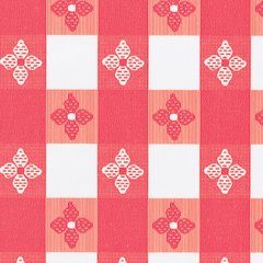 51515252SM001 Classic™ Series Checked Tablecloth 52" x 52" - Red