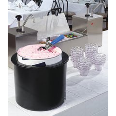 CM101203 Coldmaster® Ice Cream Server & Lid 3 Gallon - Black