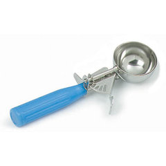 60300-16 Stainless Steel Disher Scoop #16 Size 2.75 oz - Blue