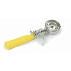 60300-20 Stainless Steel Disher Scoop #20 Size 2 oz - Yellow