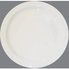 4350002 Dallas Ware® Melamine Dinner Plate 10.25" - White
