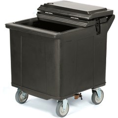 IC225003 Cateraide™ Ice Caddy (2 Rigid Casters, 2 Swivel Casters)  - Black