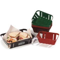 4403103 Munchie Baskets™  10.5" x 8.0" x 2.5" - Black