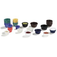 S27502 Melamine Smooth Ramekin 1.5 oz - White