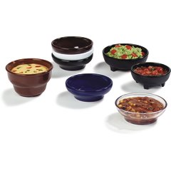 087303 Melamine Molcajete Ramekin 3 oz - Black