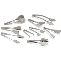 607680 Stainless Steel Pastry Tongs 8" - Stainless Steel
