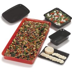 882103 Rectangular Crock 10 lb 12-1/8" x 10-5/32" - Black