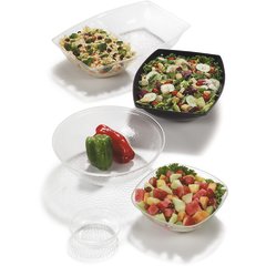 SB6807 Pebbled Bowl Round 1.4 qt - Clear