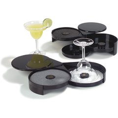 GR0903 3-Tier Glass Rimmer 7-7/8", , 2-15/16" - Black