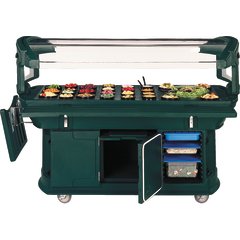 771108 Maximizer™ Food Bar 6' x 2' x 4.5' - Forest Green