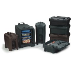 XT140003 Cateraide™ Slide 'N Seal™ Top Loader 4" - Black