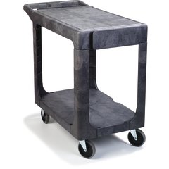 UC194023 2 Shelf Utility Cart 40" x 19" - Gray