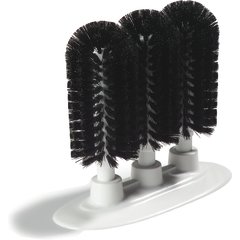 4046103 Sparta® Triple Glass Washer 8" - Black