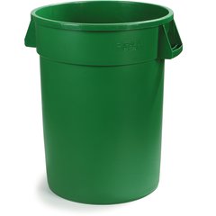 34104409 Bronco™ Round Waste Bin Trash Container 44 Gallon - Green