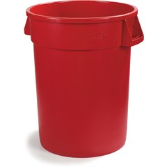 34103205 Bronco™ Round Waste Bin Trash Container 32 Gallon - Red