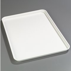 2618FMTQ301 Fiberglass Market Tray 17.9" x 25.6" x 1 1/4" (6ea) - Pearl White