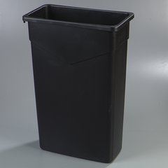 34202303 TrimLine™ Rectangle Waste Container 23 Gallon - Black