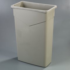 34202306 TrimLine™ Rectangle Waste Container 23 Gallon - Beige