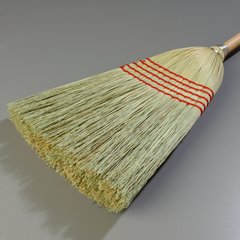 4063400 5-Stitch Janitor (#26) - 100% Corn Broom 56" - Tan