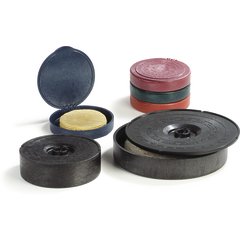 071003 Hinged Tortilla Server 7" / 1" - Black