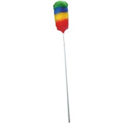 36315600 2 Piece Telescoping Poly Wool Duster 52" - 81" - White