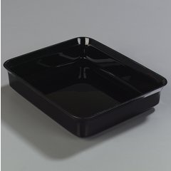 882103 Rectangular Crock 10 lb 12-1/8" x 10-5/32" - Black