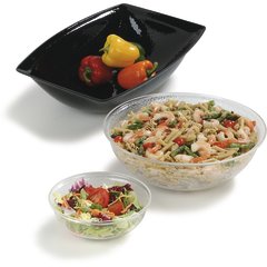 SB6807 Pebbled Bowl Round 1.4 qt - Clear