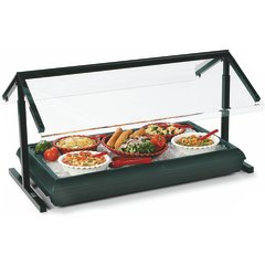 972003 Adjustable Sneeze Guard Double-Sided 48" - Black