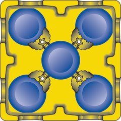 ADS403 Optimizer™ Small Dish Dolly and 4 Adjustable Dividers  - Black