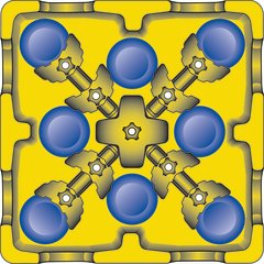 ADS403 Optimizer™ Small Dish Dolly and 4 Adjustable Dividers  - Black