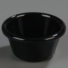 4312303 SAN Smooth Ramekin 3 oz - Black