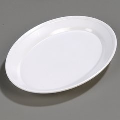 ARR12002 Melamine Oval Platter Tray 12" x 8.5" - White