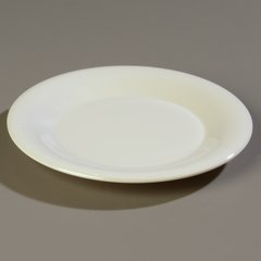 3301042 Sierrus™ Melamine Wide Rim Dinner Plate 10.5" - Bone