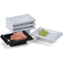 086403 Melamine Japanese Style Ramekin 2 oz - Black