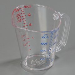 4314207 Commercial  Measuring Cup 1 pt - Clear