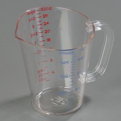4314307 Commercial  Measuring Cup 1 qt - Clear