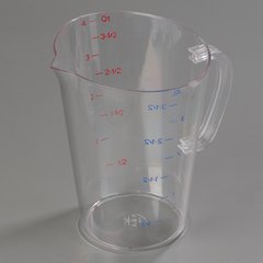 4314507 Commercial  Measuring Cup 1 gal - Clear