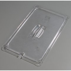 10211U07 StorPlus™ Polycarbonate Notched Handled Universal Lid Full-Size - Clear