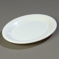 3308602 Sierrus™ Melamine Oval Platter Tray 9.5" x 7.25" - White